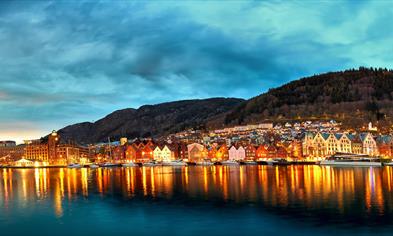 Panoramautsikt Bergen