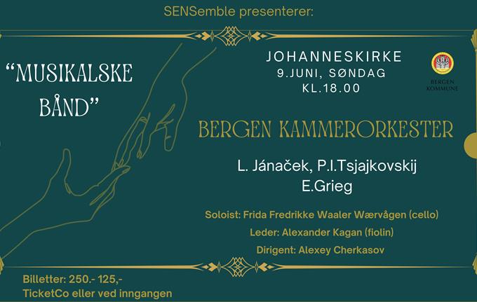 "Musikalske bånd" - konsert med Bergen Kammerorkester