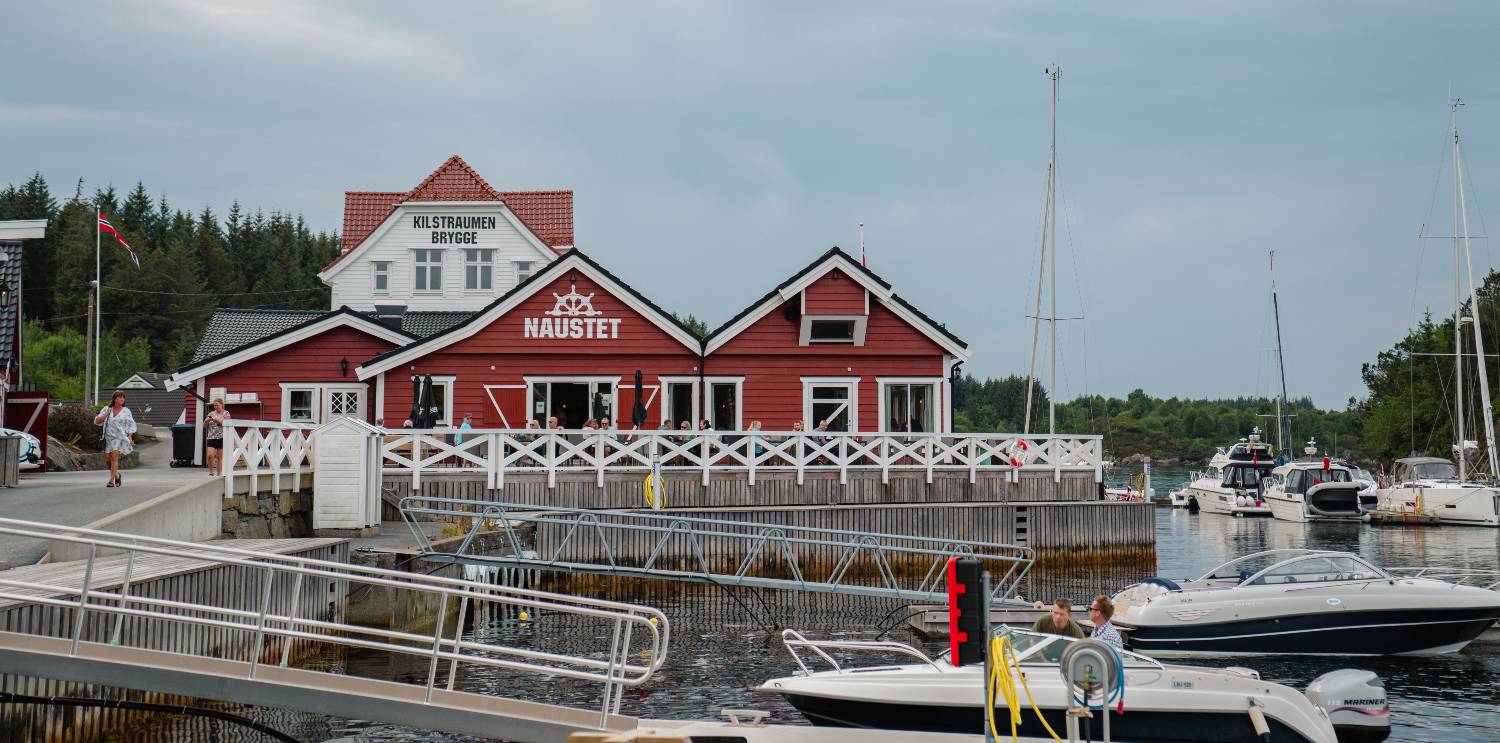 Kilstraumen Brygge i Austrheim utenfor Bergen