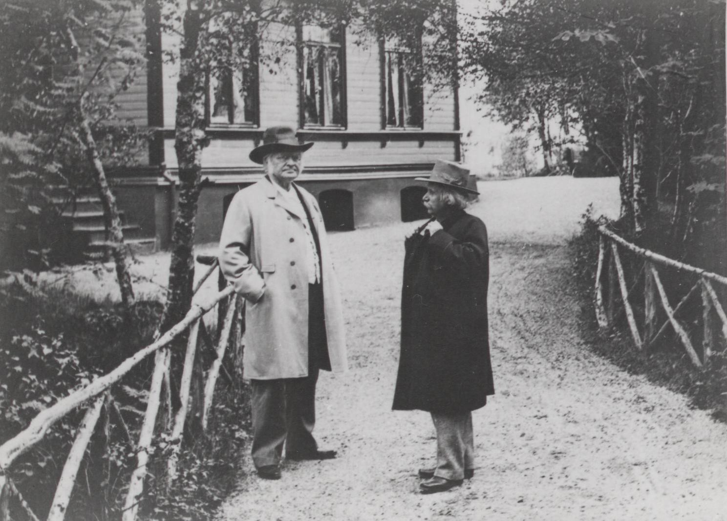Edvard Grieg og Bjørnstjerne Bjørnson