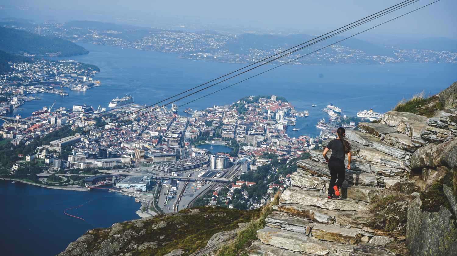 Fjelltur i Bergen - Sherpatrappene på Ulriken