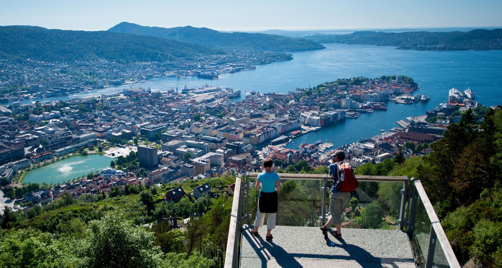 Places to visit in Norway - Bergen and Fløyen