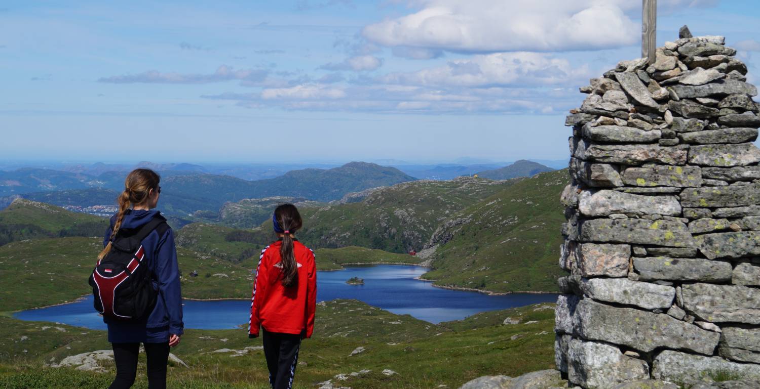 Fjelltur over Vidden fra Ulriken til Fløyen