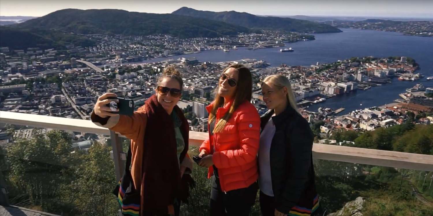 Jentetur til Bergen og Fløyen