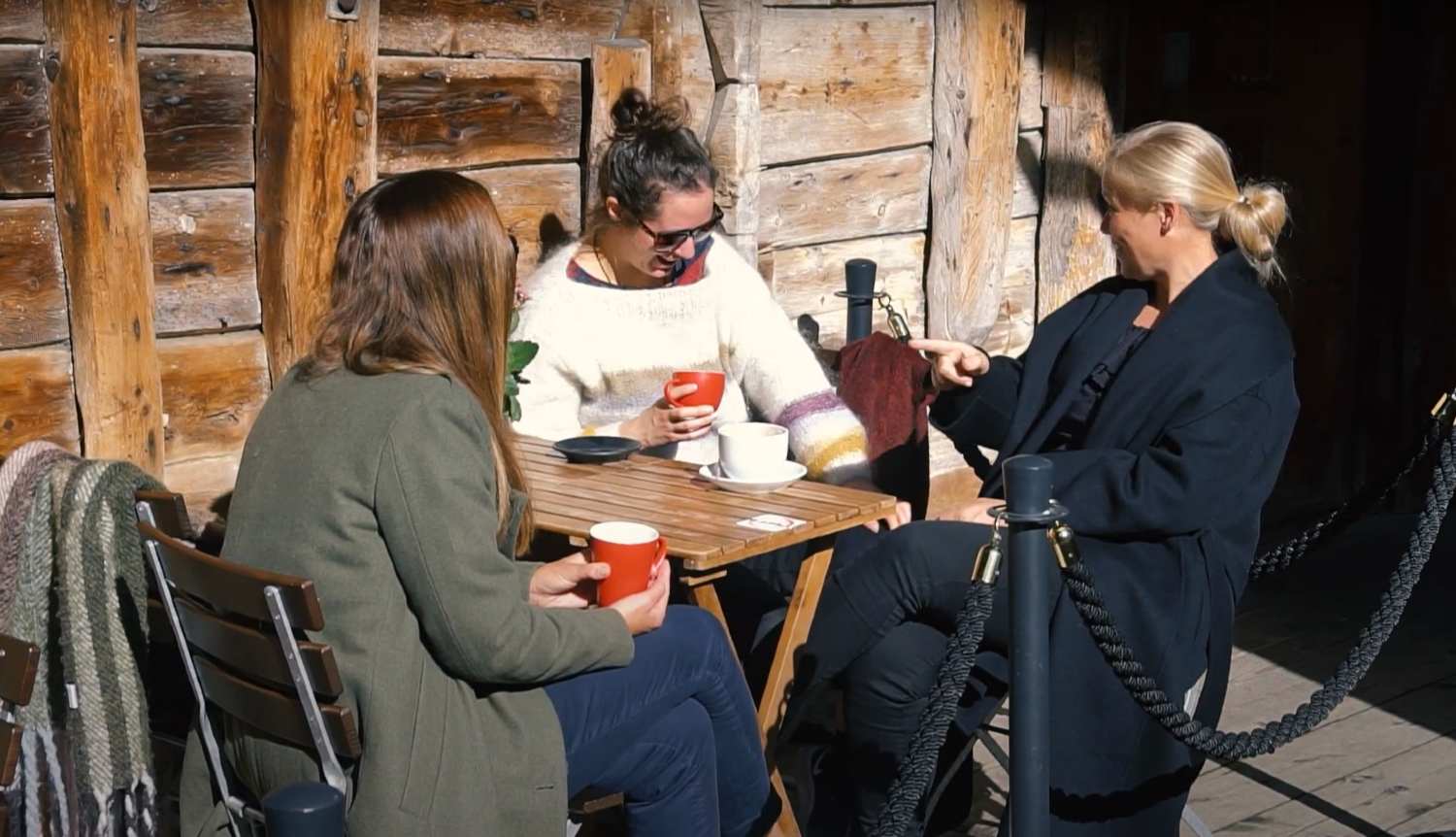 Jentetur til Bergen - kafe på Bryggen