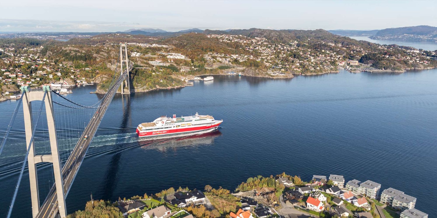 Kristiansand - Bergen - Fjord line fra Stavanger