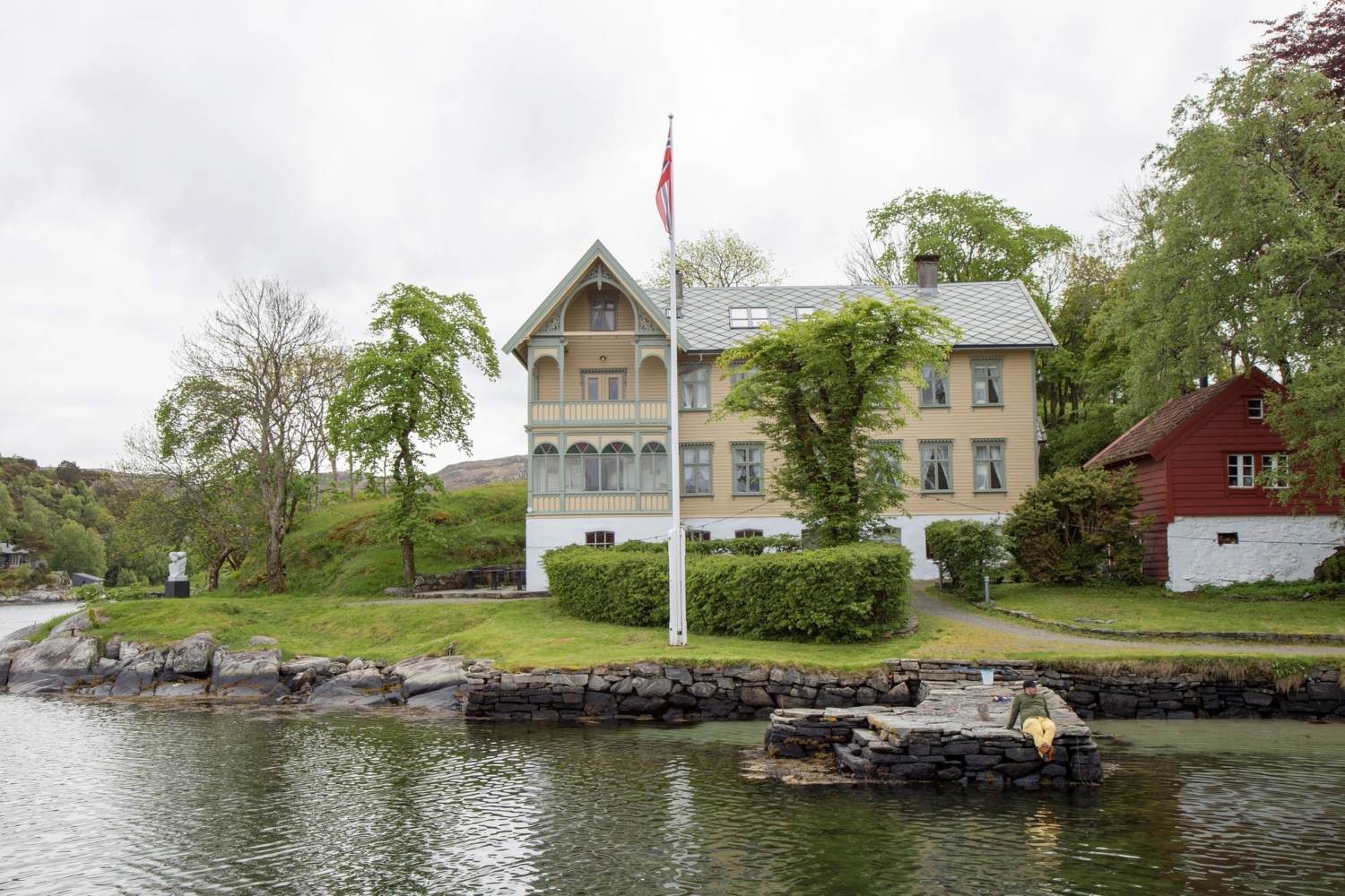 Luxury stay in Bergen - historic accommodation - sveitservillaen på Skjerjehamn
