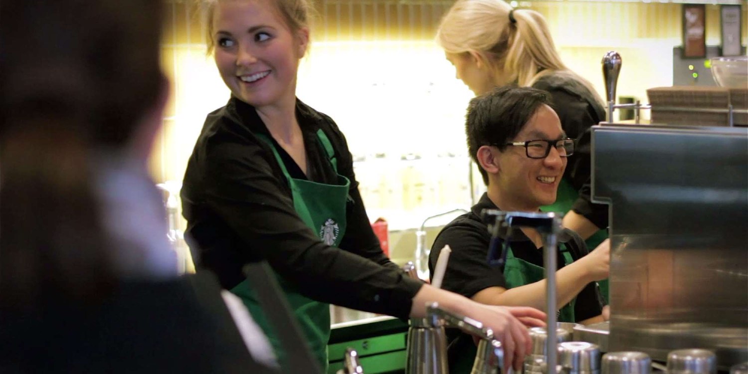 Starbucks populært for ungdom