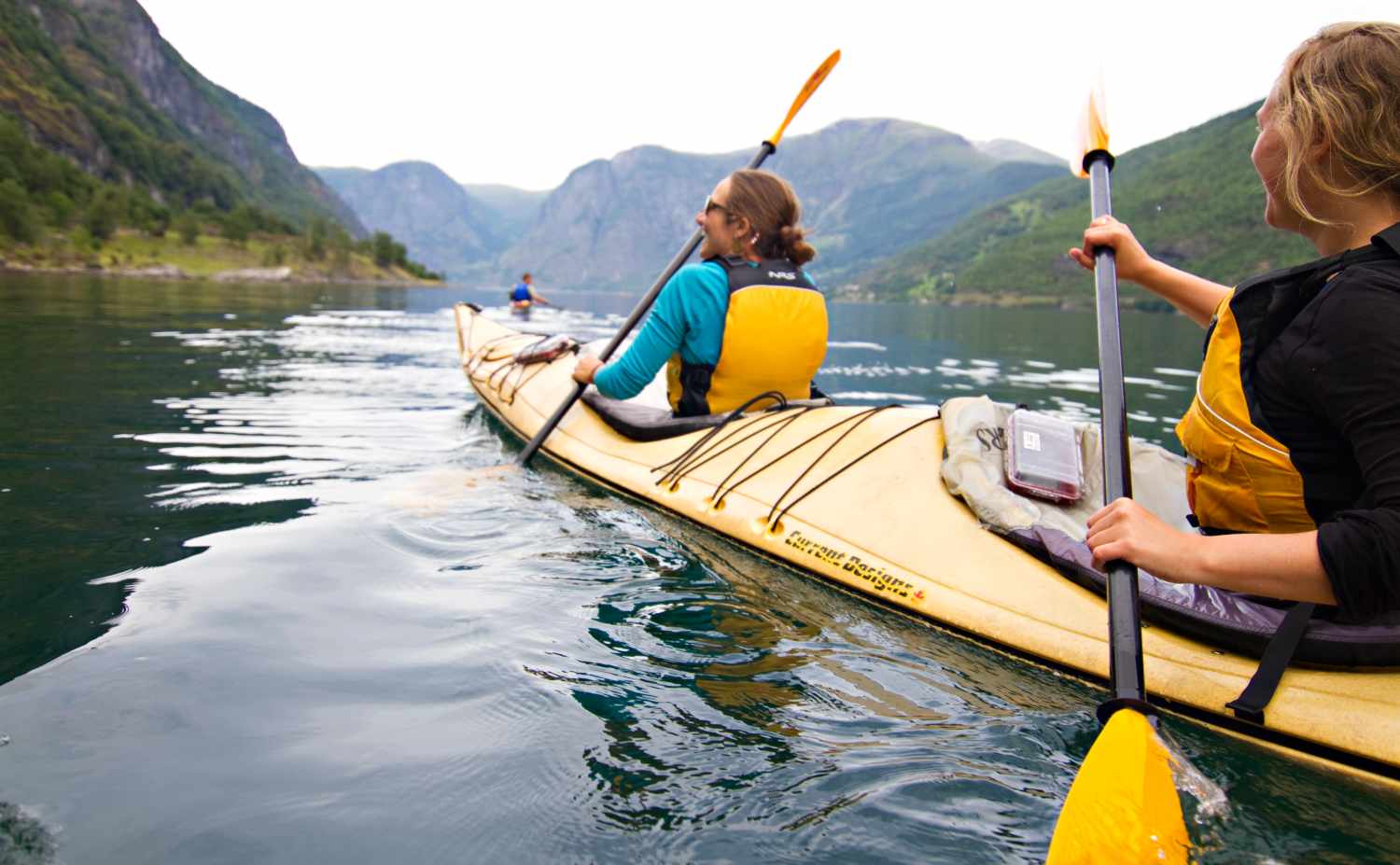 Padle i kajakk i Sognefjorden