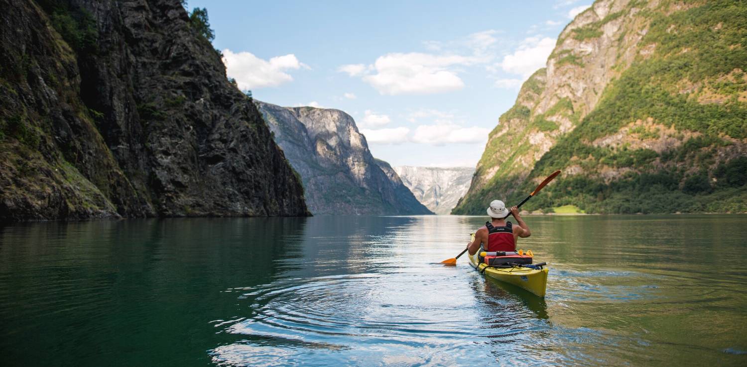 Sognefjorden tur med kajakk