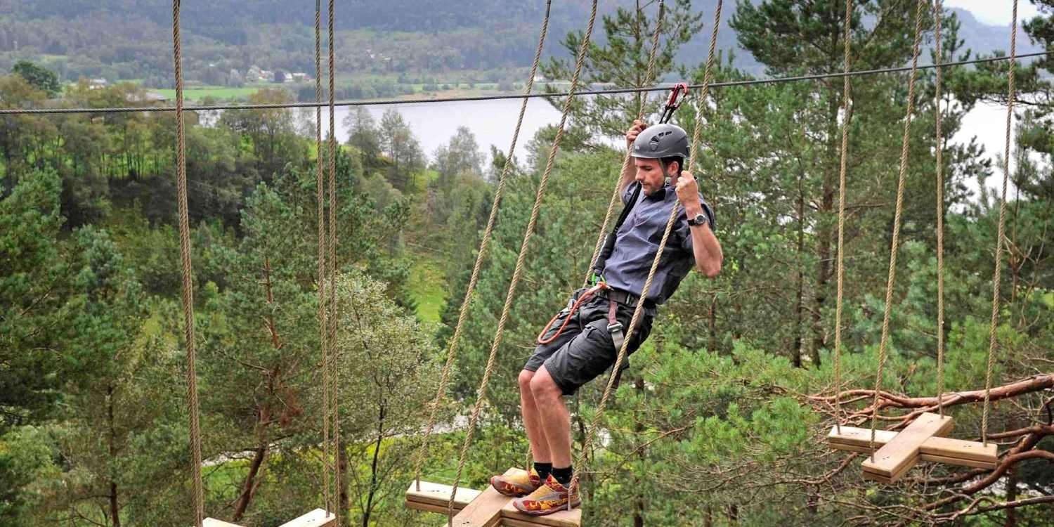 Teambuilding aktivitet hos Skjelbreid Poiree
