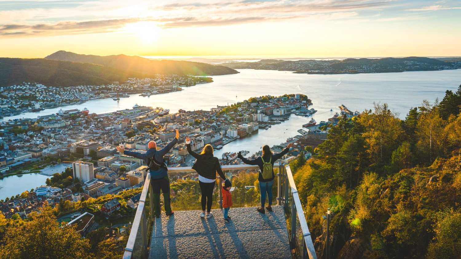 Langhelg med barna i Bergen
