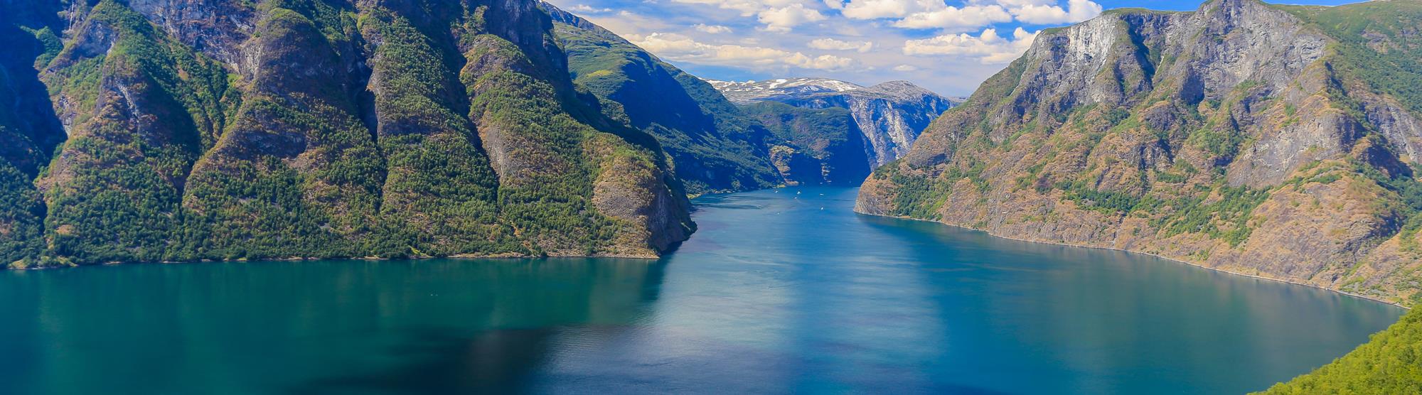 Norway fjords Aurlandsfjorden