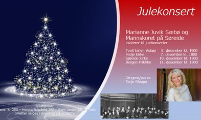 Julekonsert med Marianne Juvik Sæbø