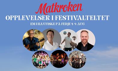 Festivalteltet under EM i havfiske på Fedje
