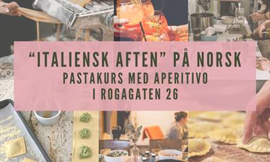 Matkurs: "Italiensk aften" på norsk