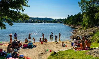 Kyrkjetangen badeplass i Bergen