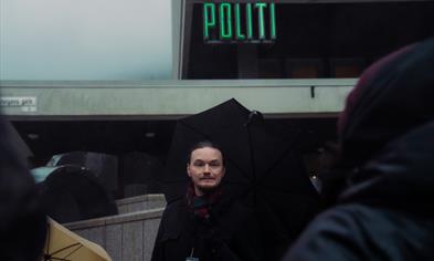 The outside of the Police Station in Bergen