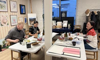 Bli med på tegnekurs hos JM Atelier.