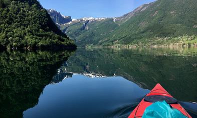 Guidet sjøkajakktur på Hardangerfjorden