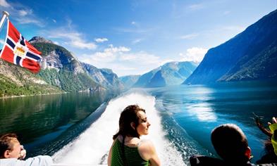 Fjord cruise on the Sognefjord