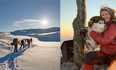 Trolltunga husky hike