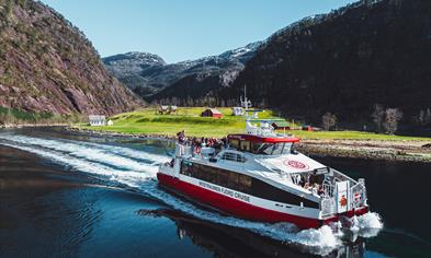 Half-day fjord cruise from Bergen to Mostraumen