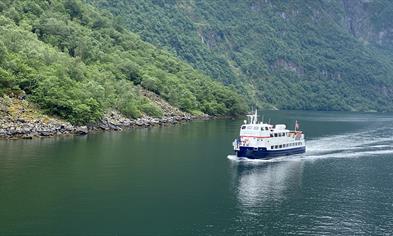 Fjord cruise between Flåm and Gudvangen
