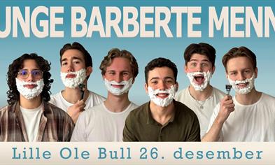 Unge Barberte Menn