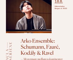 Arko Ensemble: Schumann, Fauré, Kodály & Ravel