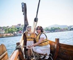 Utflukt vikingsskip