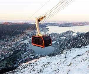 Påske i Bergen og Ulriken