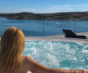 Reis på en workation i Bergensregionen - utsikt over sjøen fra Panorama hotel