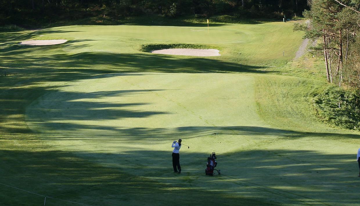 Golfbanen på Fana Golfklubb