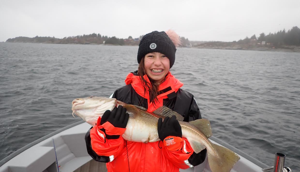 Flott fangst på fisketur med Fjord Expedition