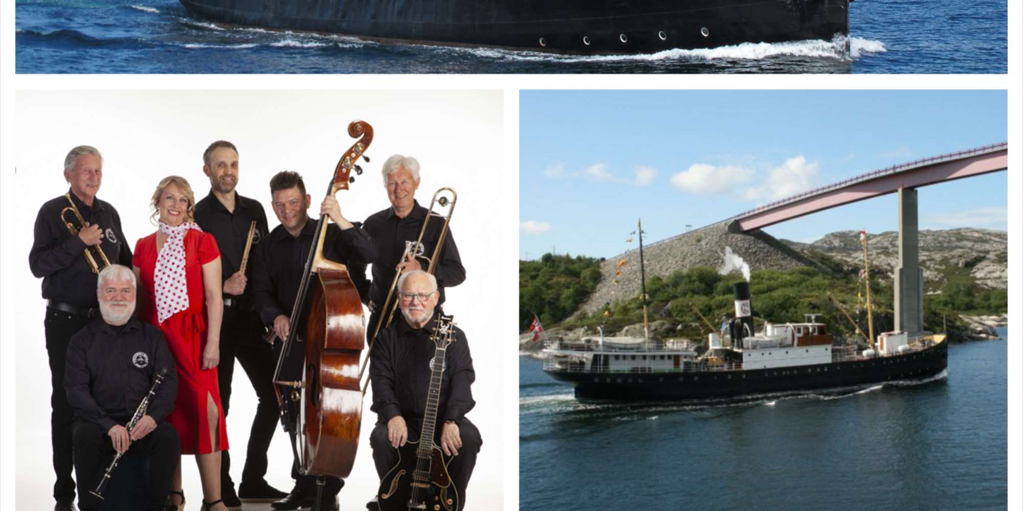 Jazz-cruise med dampskipet "Stord I" på Byfjorden