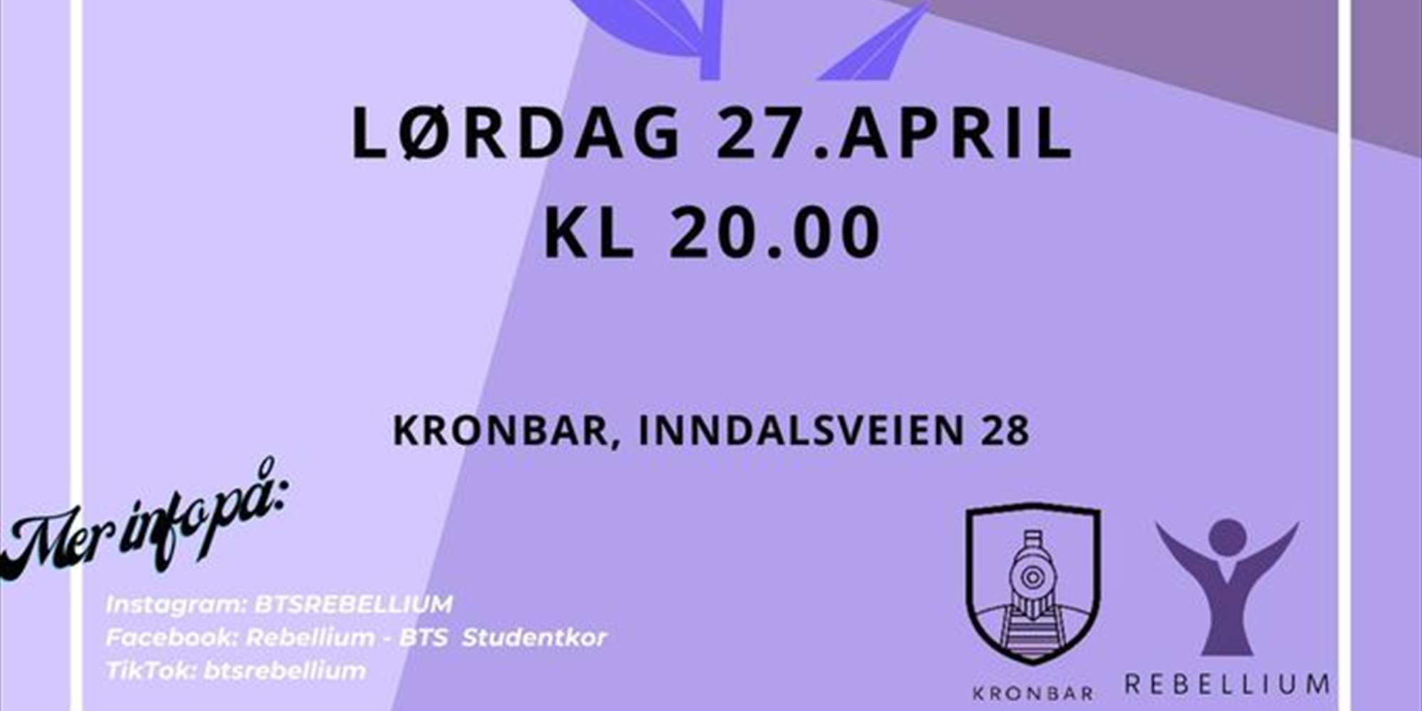 Vårkonsert med REBELLIUM