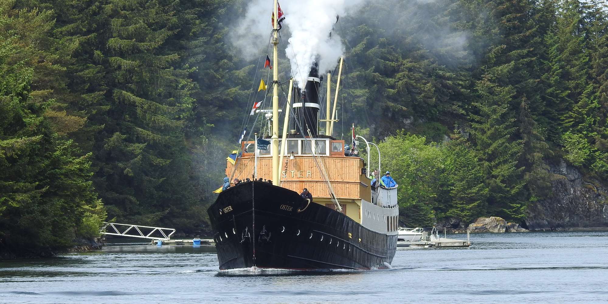 DS Oster fra Bjørsvik til Bøvågen