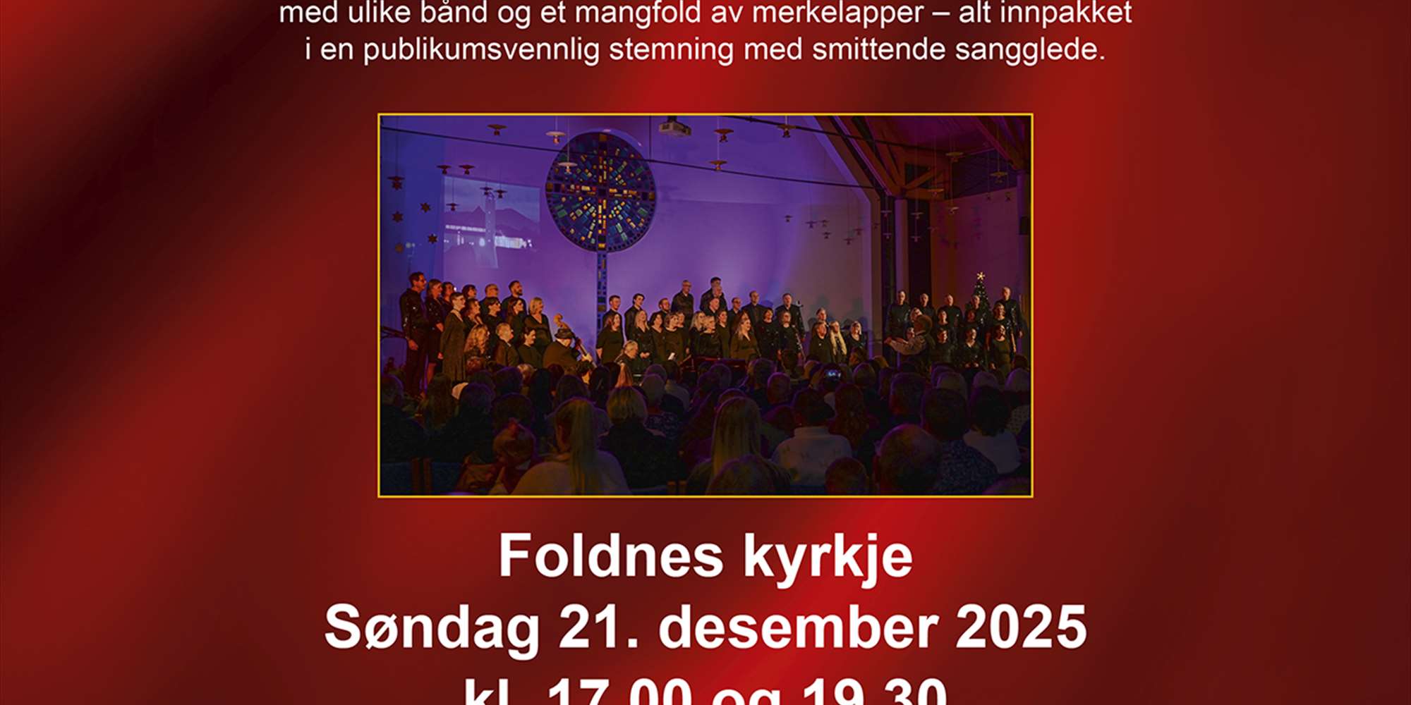 Fjellkoret Julekonsert