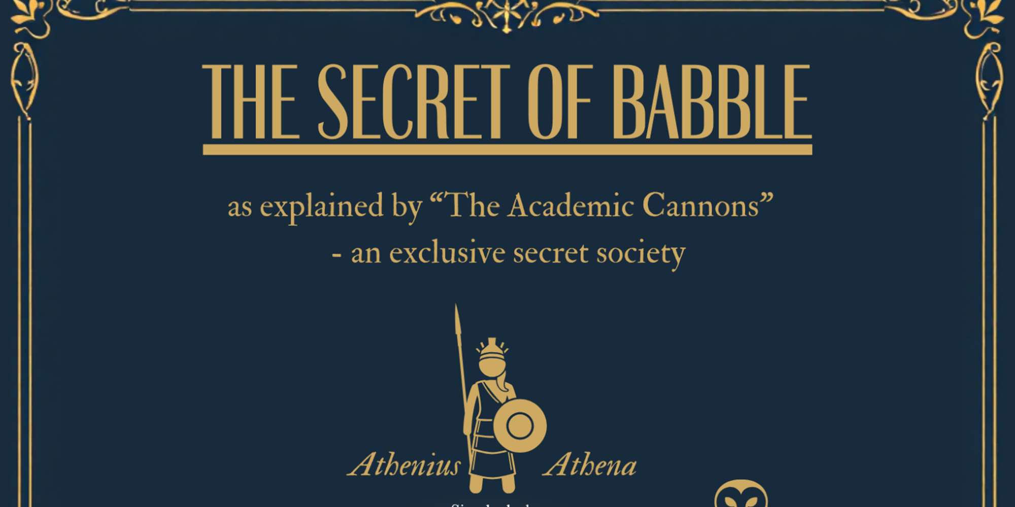 The Secret Of Babble