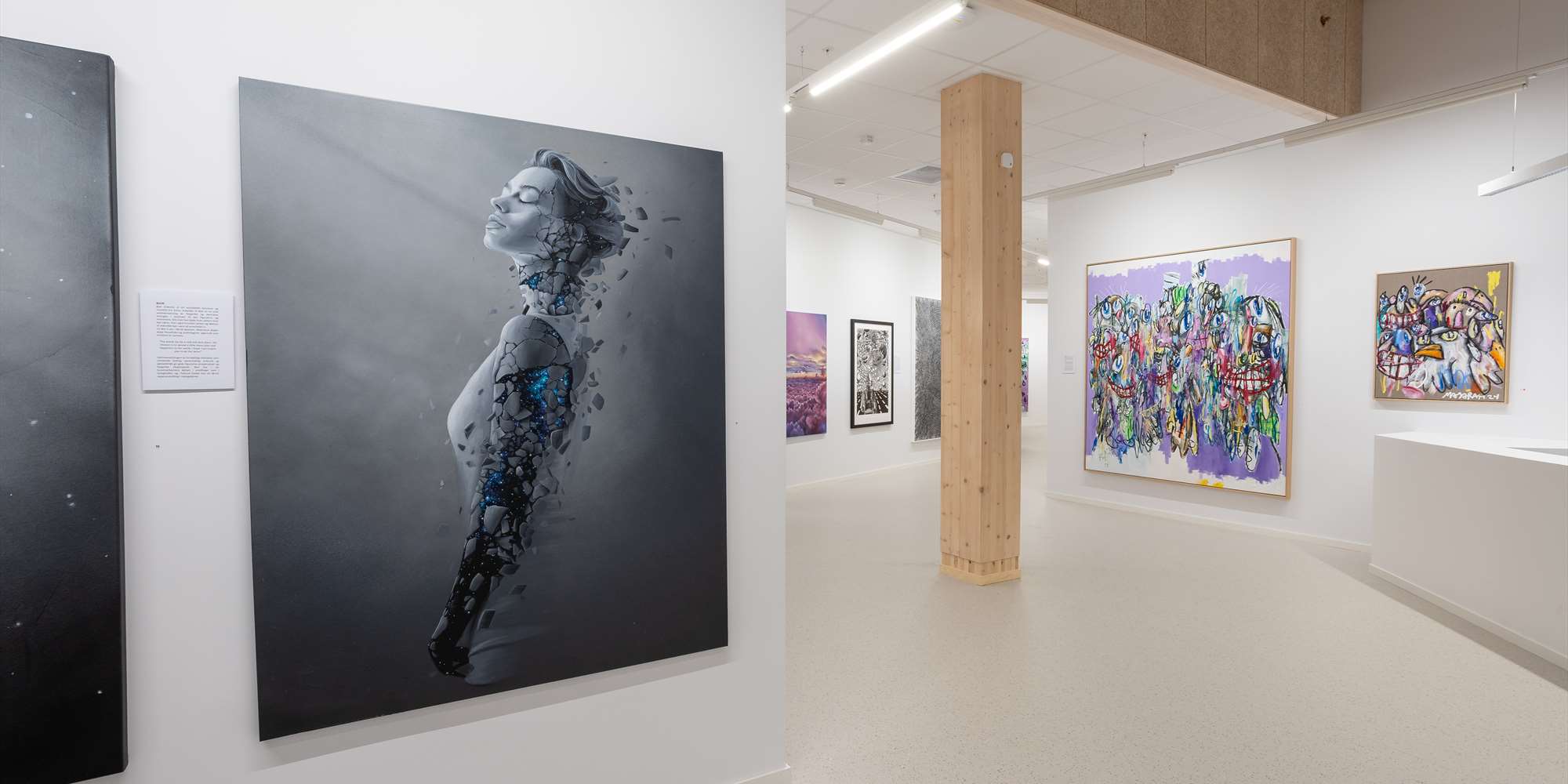 Innsiden av galleriet