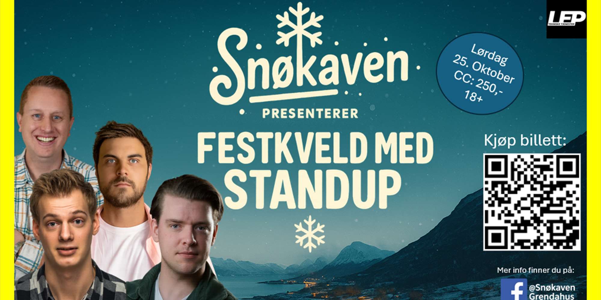Festkveld med Standup