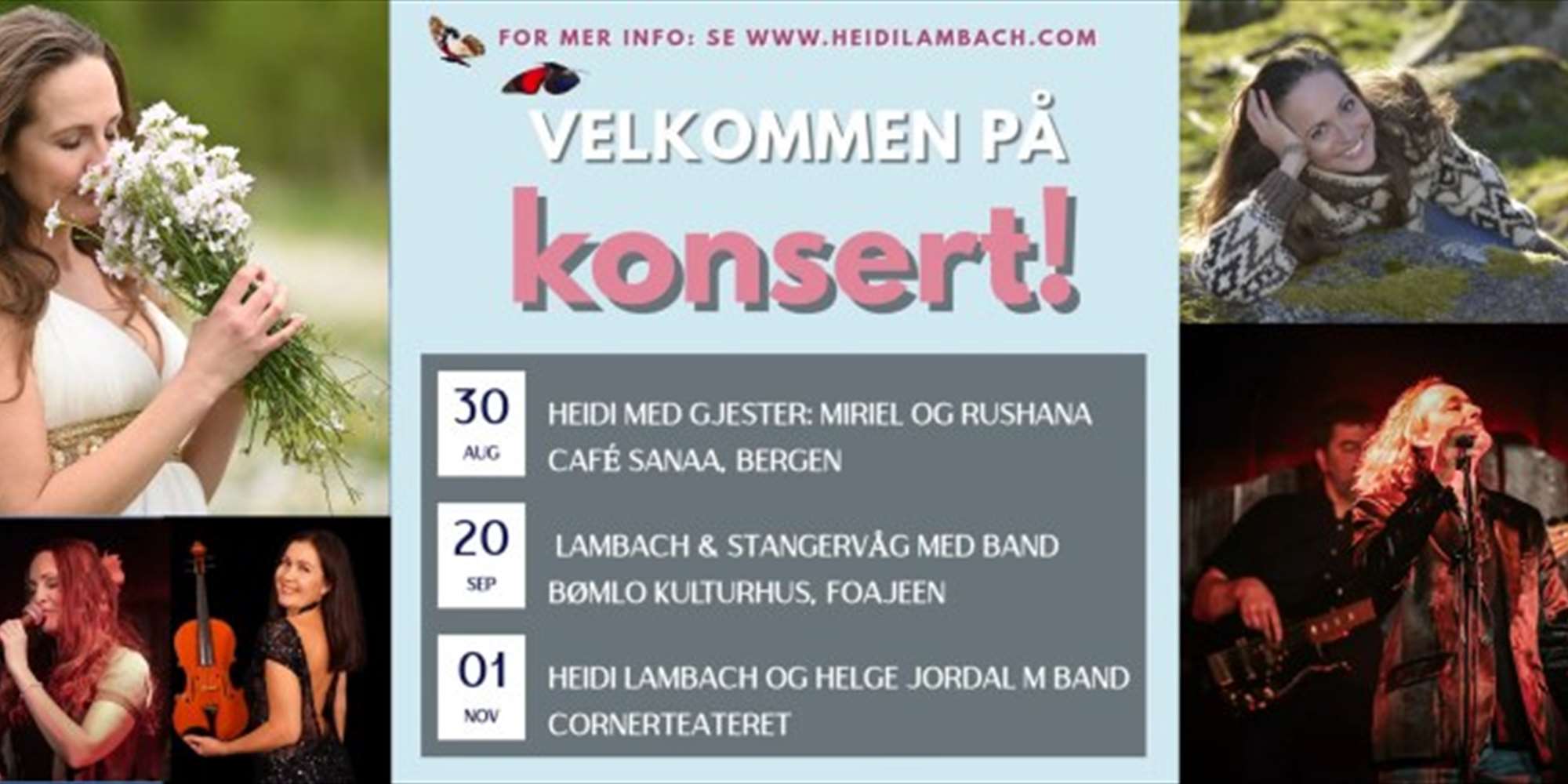 Heidi Lambach med Helge Jordal og band