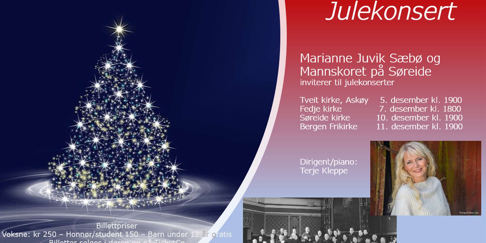 Julekonsert med Marianne Juvik Sæbø