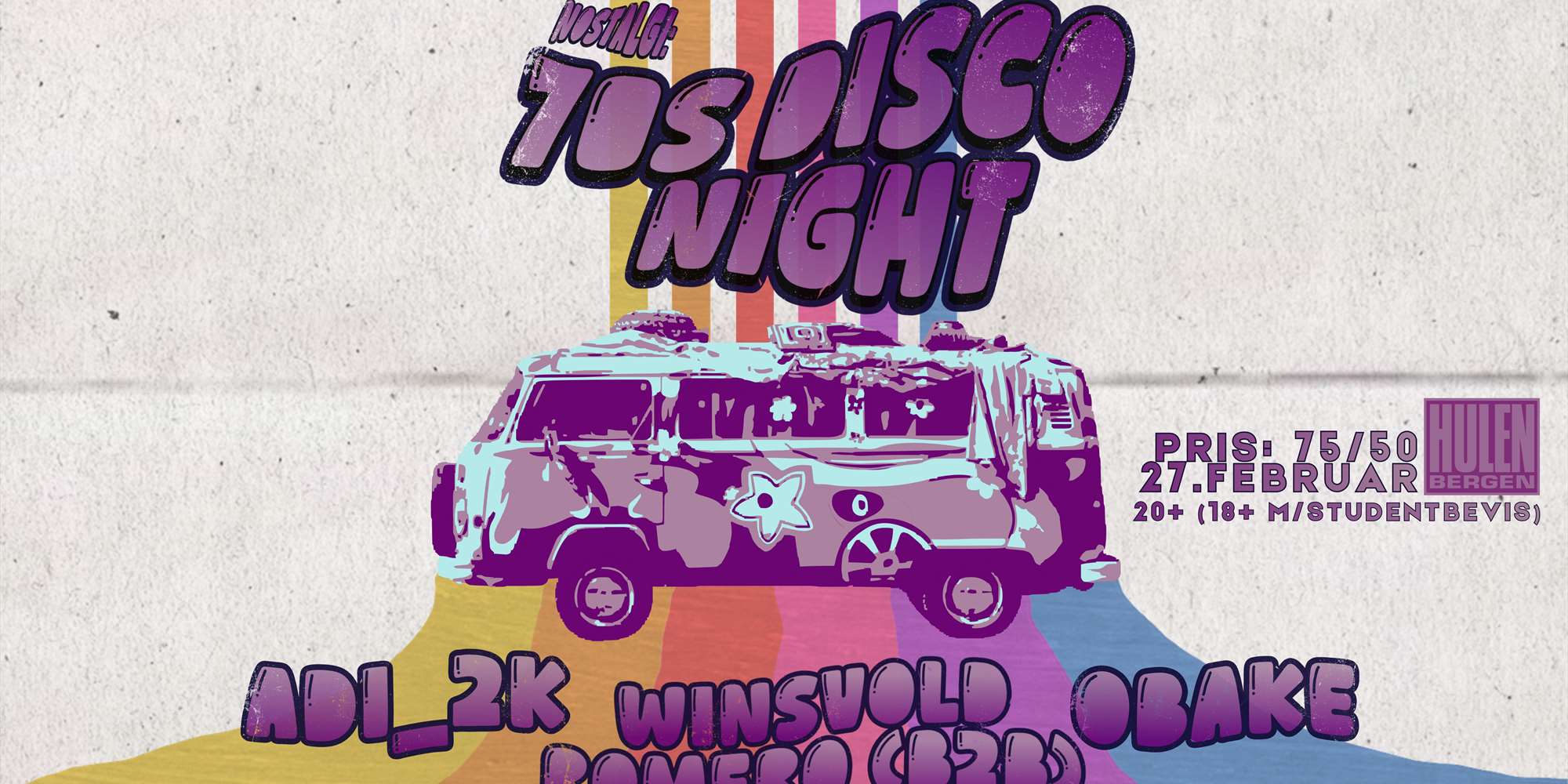 Nostalgi: 70's Disco Night