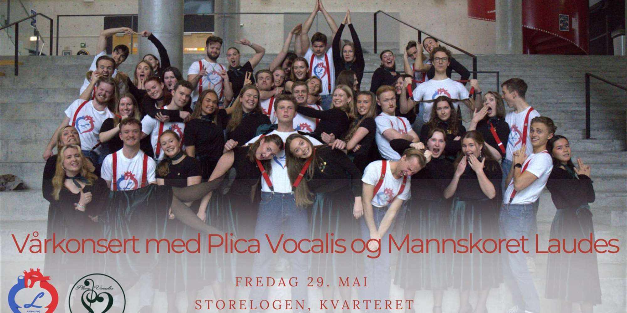 Vårkonsert m/Plica Vocalis og Mannskoret Laudes