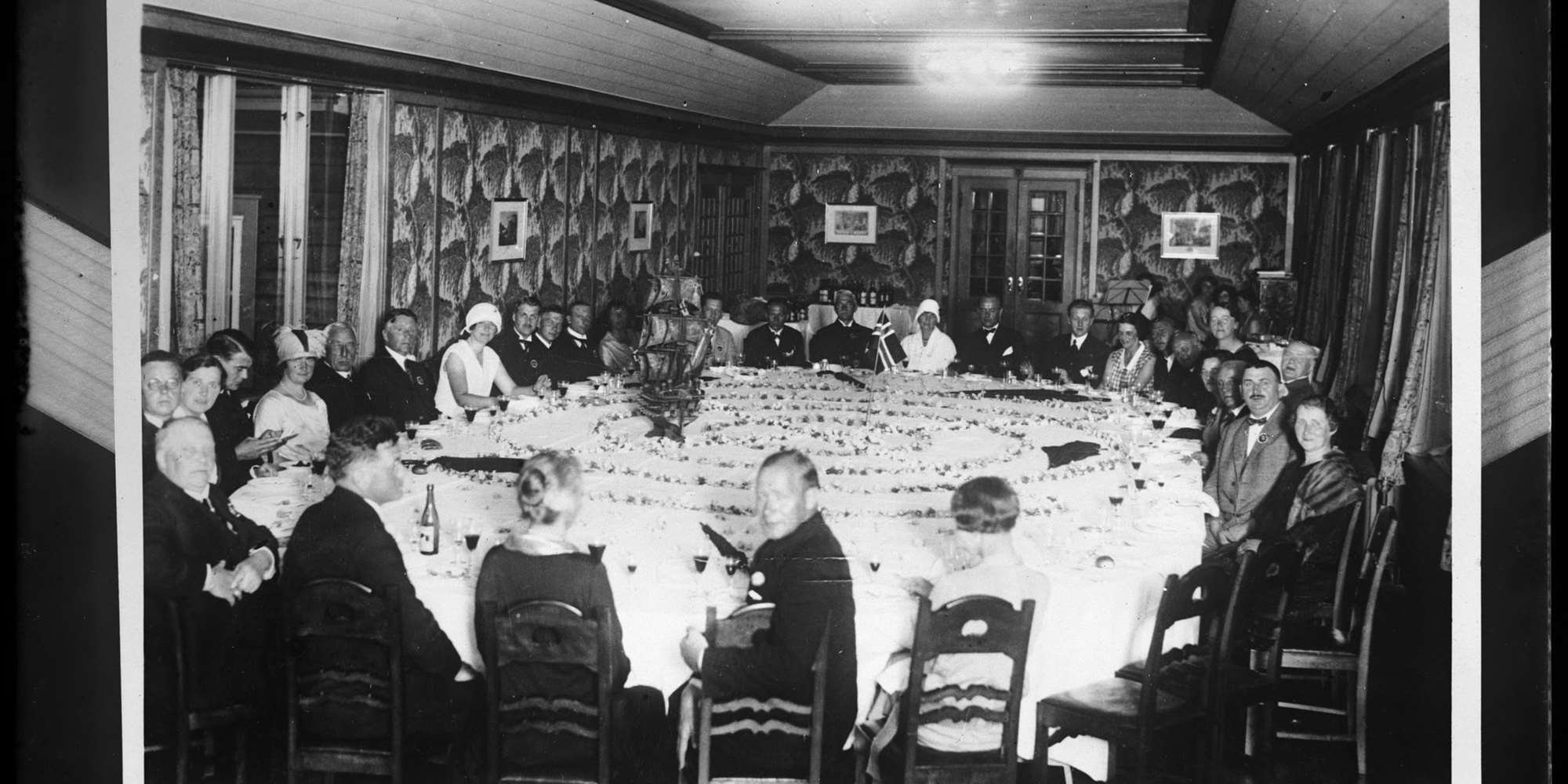 Roald Amundsens festmiddag anno 1926