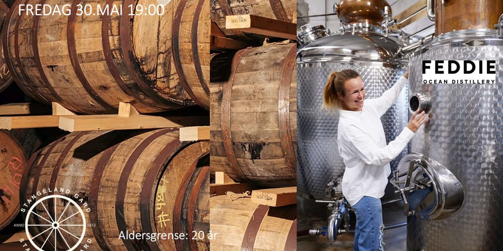 Sjømat & Drinker med Feddie Distillery