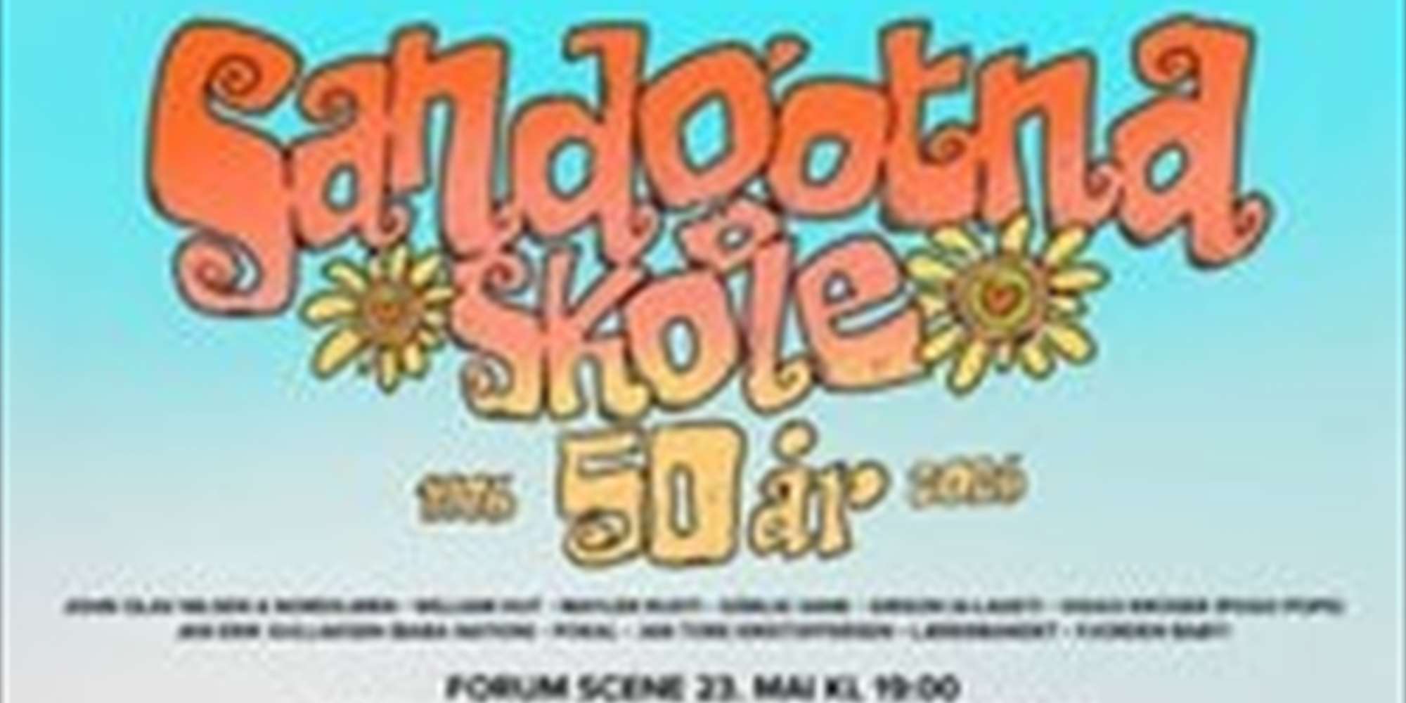 Sandgotna skole - 50 år