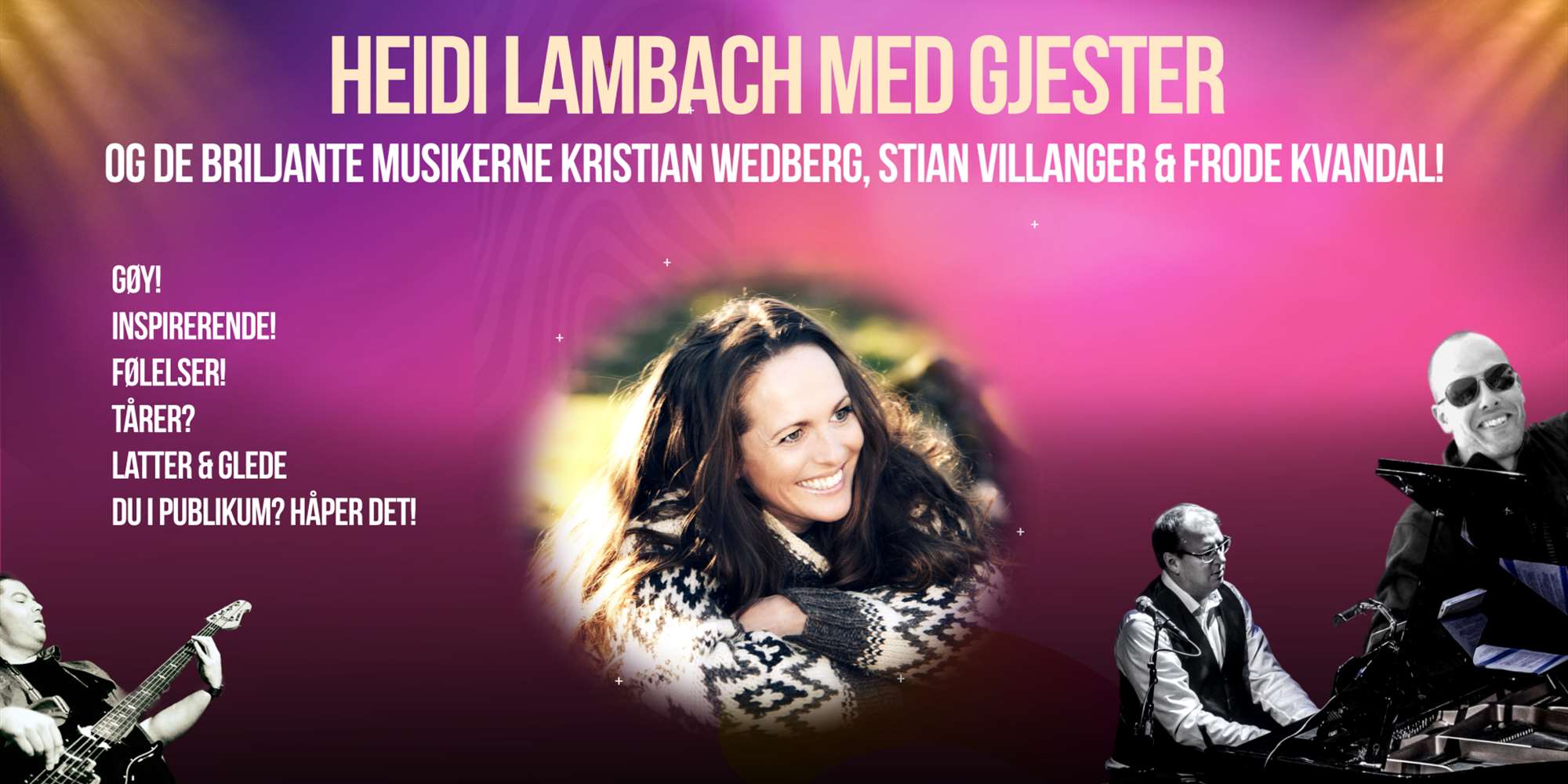 Heidi Lambach med gjester og band